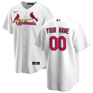 Custom St. Louis Cardinals White Jersey Personalized – for Adults, Youth & Kids