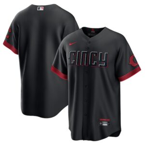 Custom Cincinnati Reds Black City Connect Jersey Personalized – for Adults, Youth & Kids