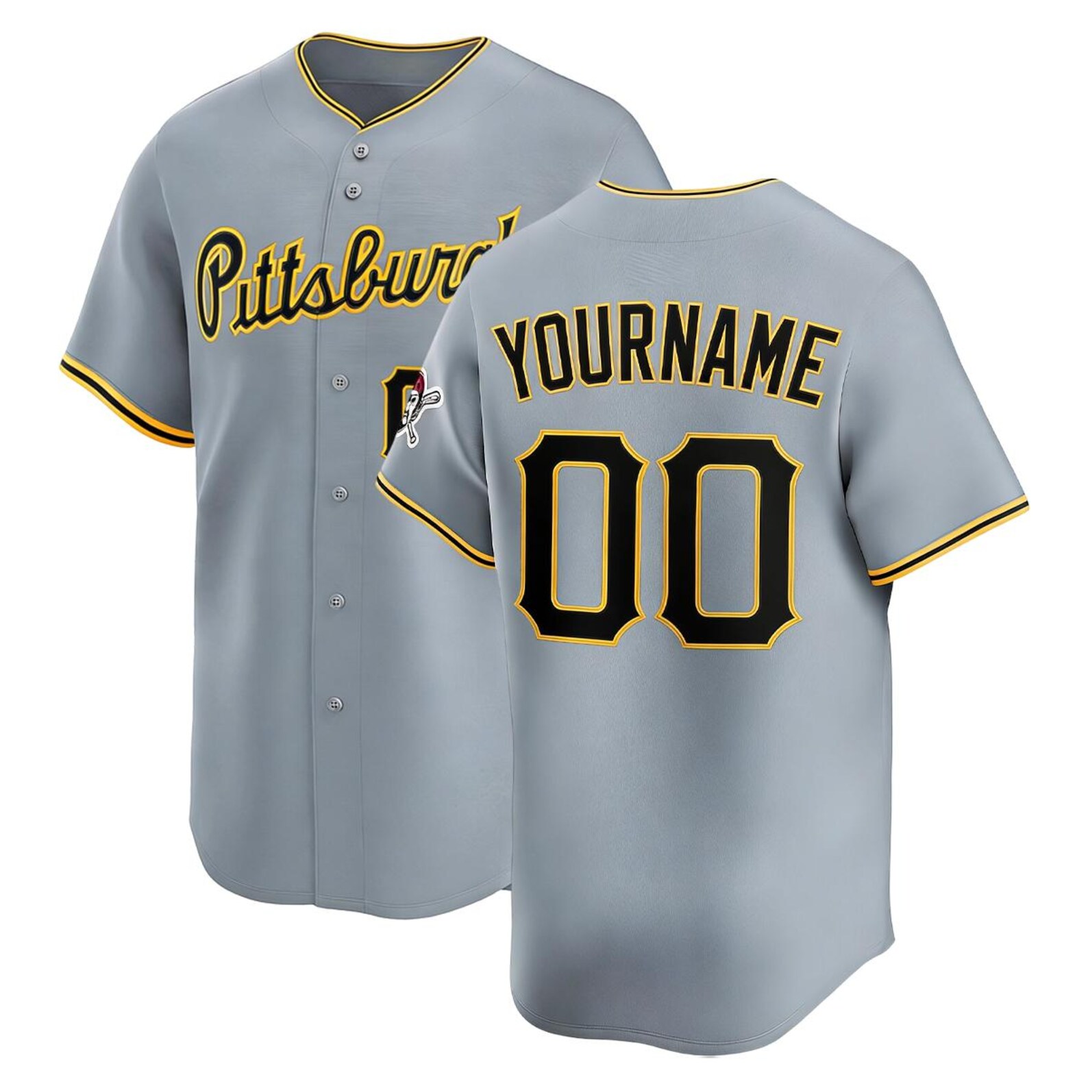 Custom Pittsburgh Pirates Gray Jersey Personalized – for Adults, Youth & Kids Custom Pittsburgh Pirates Gray Jersey Personalized – for Adults, Youth & Kids