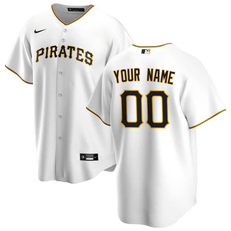 Custom Pittsburgh Pirates White Jersey Personalized – for Adults, Youth & Kids Custom Pittsburgh Pirates White Jersey Personalized – for Adults, Youth & Kids