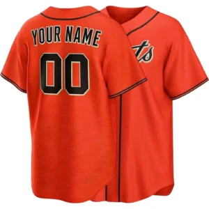 Custom San Francisco Giants Orange Jersey Personalized – for Adults, Youth & Kids