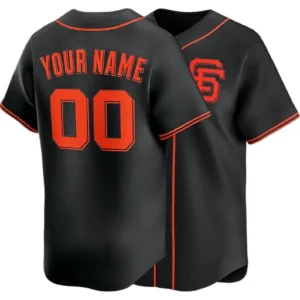 Custom San Francisco Giants Black Jersey Personalized – for Adults, Youth & Kids