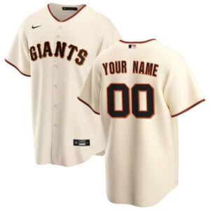 Custom San Francisco Giants Cream Jersey Personalized – for Adults, Youth & Kids