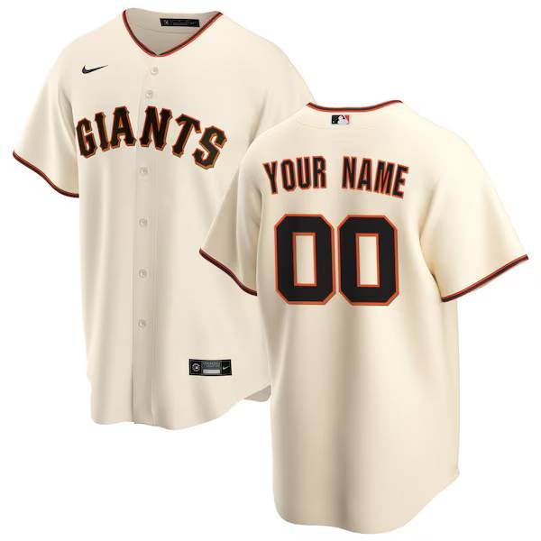 Custom San Francisco Giants Cream Jersey Personalized – for Adults, Youth & Kids Custom San Francisco Giants Cream Jersey Personalized – for Adults, Youth & Kids