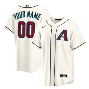 Custom Arizona Diamondbacks Cream Jersey Personalized – for Adults, Youth & Kids