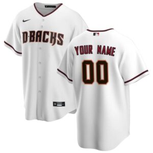 Custom Arizona Diamondbacks White Jersey Personalized – for Adults, Youth & Kids