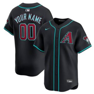 Custom Arizona Diamondbacks Black Jersey Personalized – for Adults, Youth & Kids