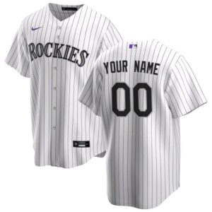 Custom Colorado Rockies White Jersey Personalized – for Adults, Youth & Kids