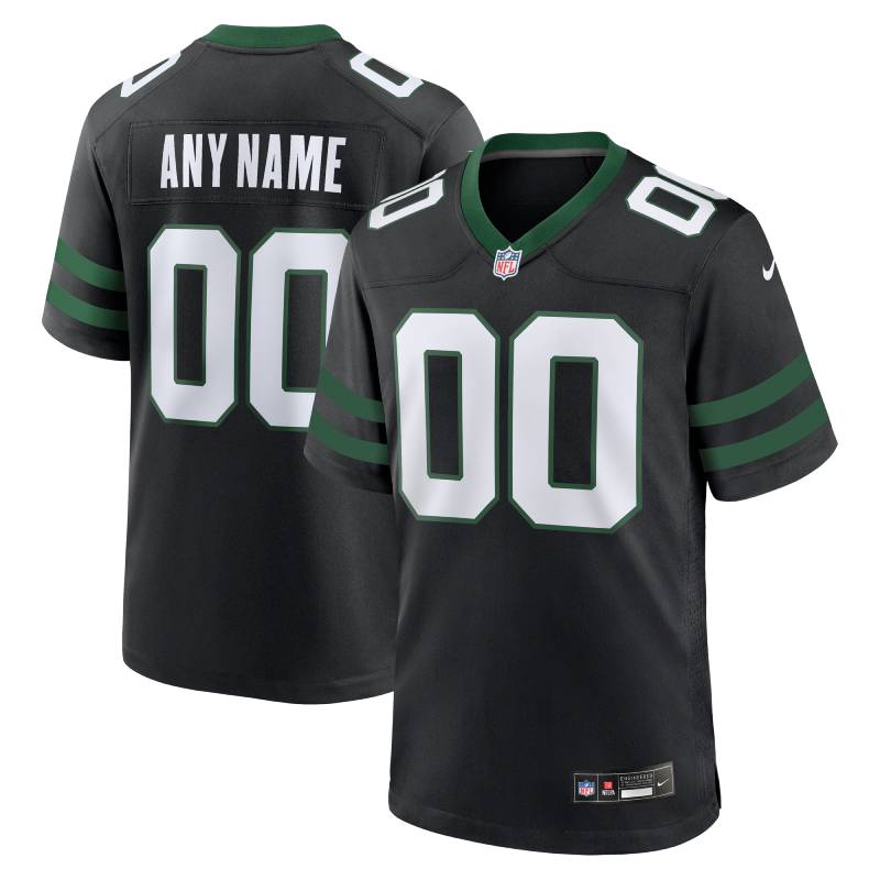 New York Jets Personalized NFL Black Jersey – Name & Number New York Jets Personalized NFL Black Jersey – Name & Number