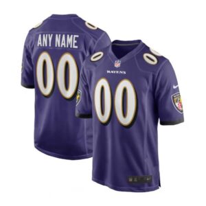 Baltimore Ravens Personalized NFL Purple Jersey – Name & Number