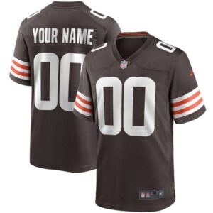 Cleveland Browns Personalized NFL Brown Jersey – Name & Number