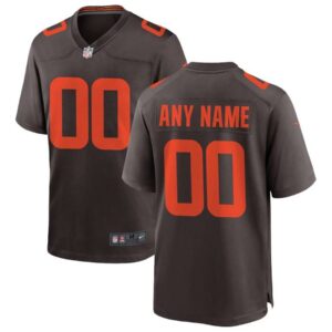 Cleveland Browns Personalized NFL Game Alternate Jersey – Name & Number
