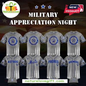 MLB x United States Air Force Military Appreciation Night Grey Jersey