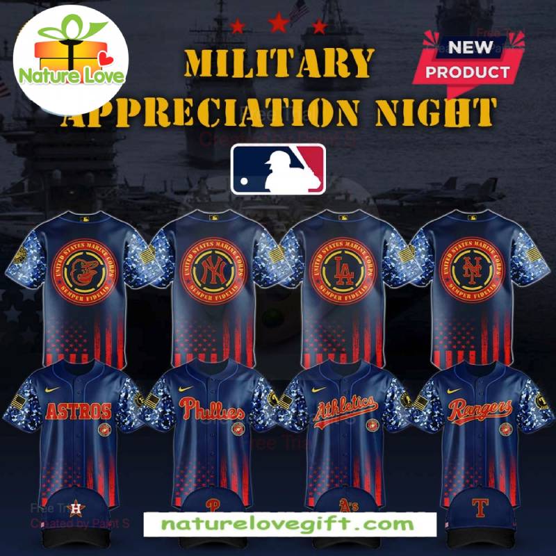 MLB x United States Marine Corps Military Appreciation Night Jersey MLB x United States Marine Corps Military Appreciation Night Jersey