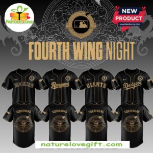 Fourth Wing MLB Team Jersey – Sorrengail Baseball Jersey