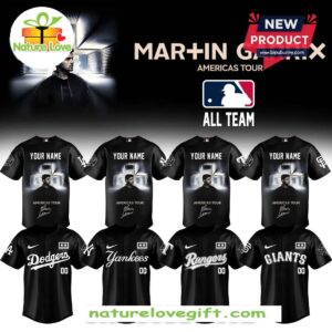 Martin Garrix x MLB Americas Tour Personalized Baseball Jersey