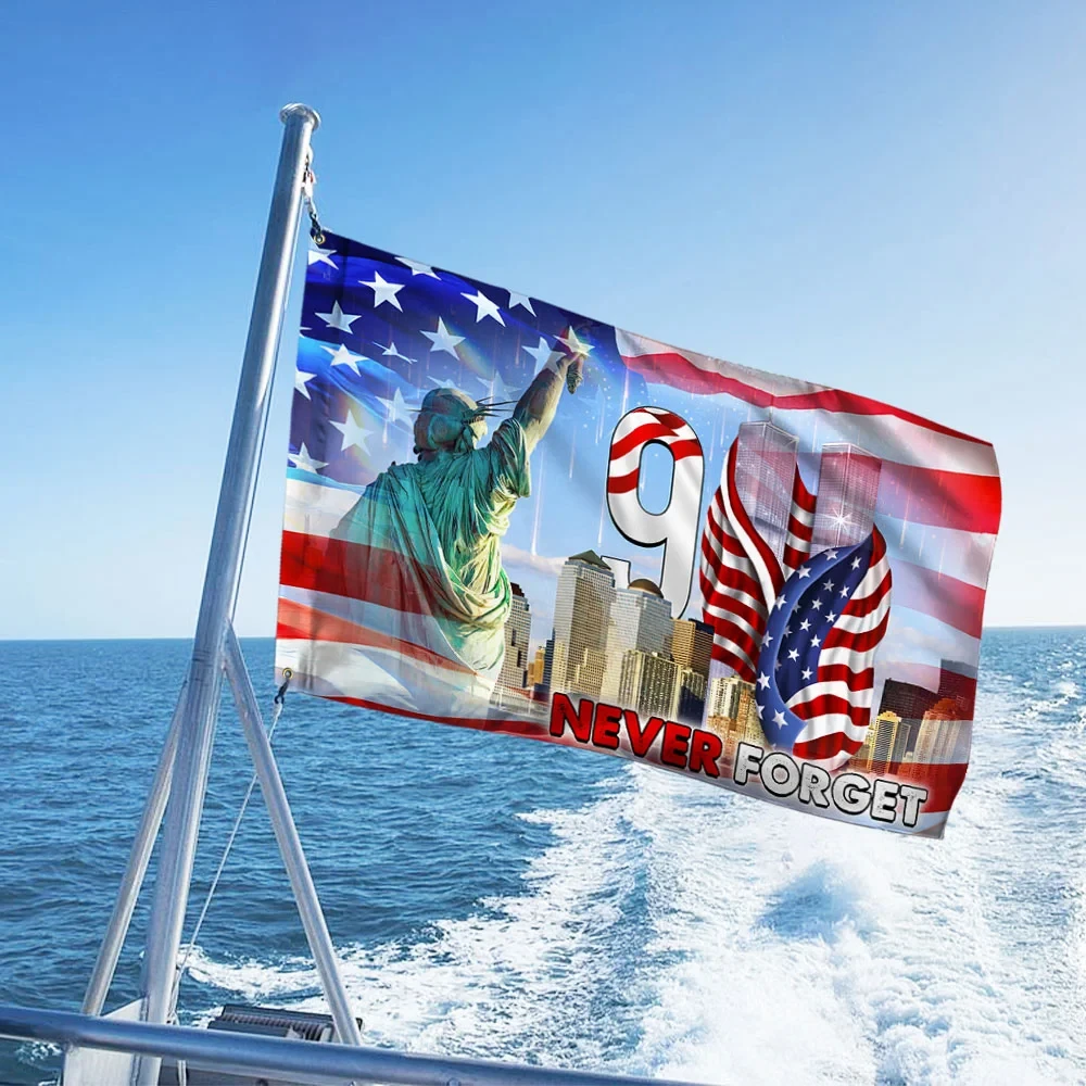 Premium Patriot Day Grommet Flag PVC130713 Premium Patriot Day Grommet Flag PVC130713