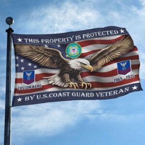Unique Custom Name, Rank, Year, USCG Grommet Flag VPVC108505, Gifts For Coast Guard Veteran, Gifts For Dad, For Husband, Best Gifts On Father's Day, Independence Day, Veterans Day. 2 1741665476644.jpg