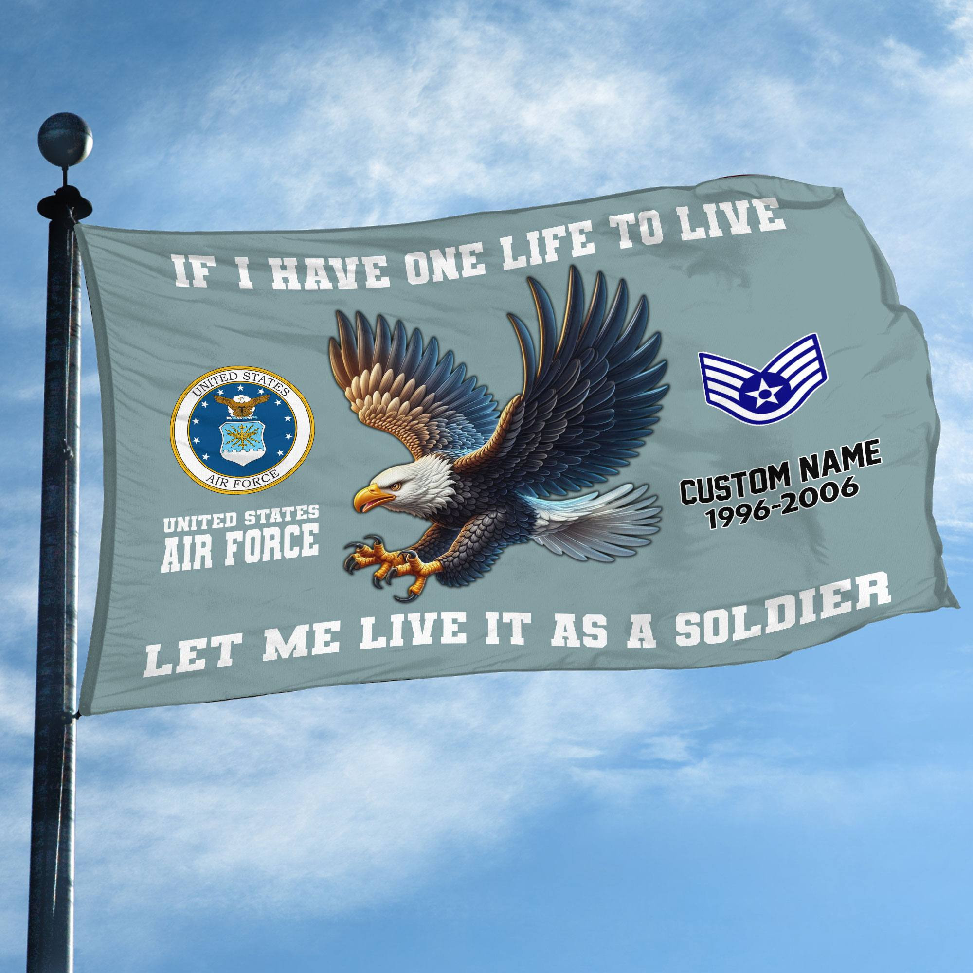 Unique Custom USAF Grommet Flag VPVC108204, Gift For Air Force Veteran, Gifts For Dad, For Husband, Best Gifts On Father’s Day, Independence Day, Veterans Day. Unique Custom USAF Grommet Flag VPVC108204, Gift For Air Force Veteran, Gifts For Dad, For Husband, Best Gifts On Father’s Day, Independence Day, Veterans Day.