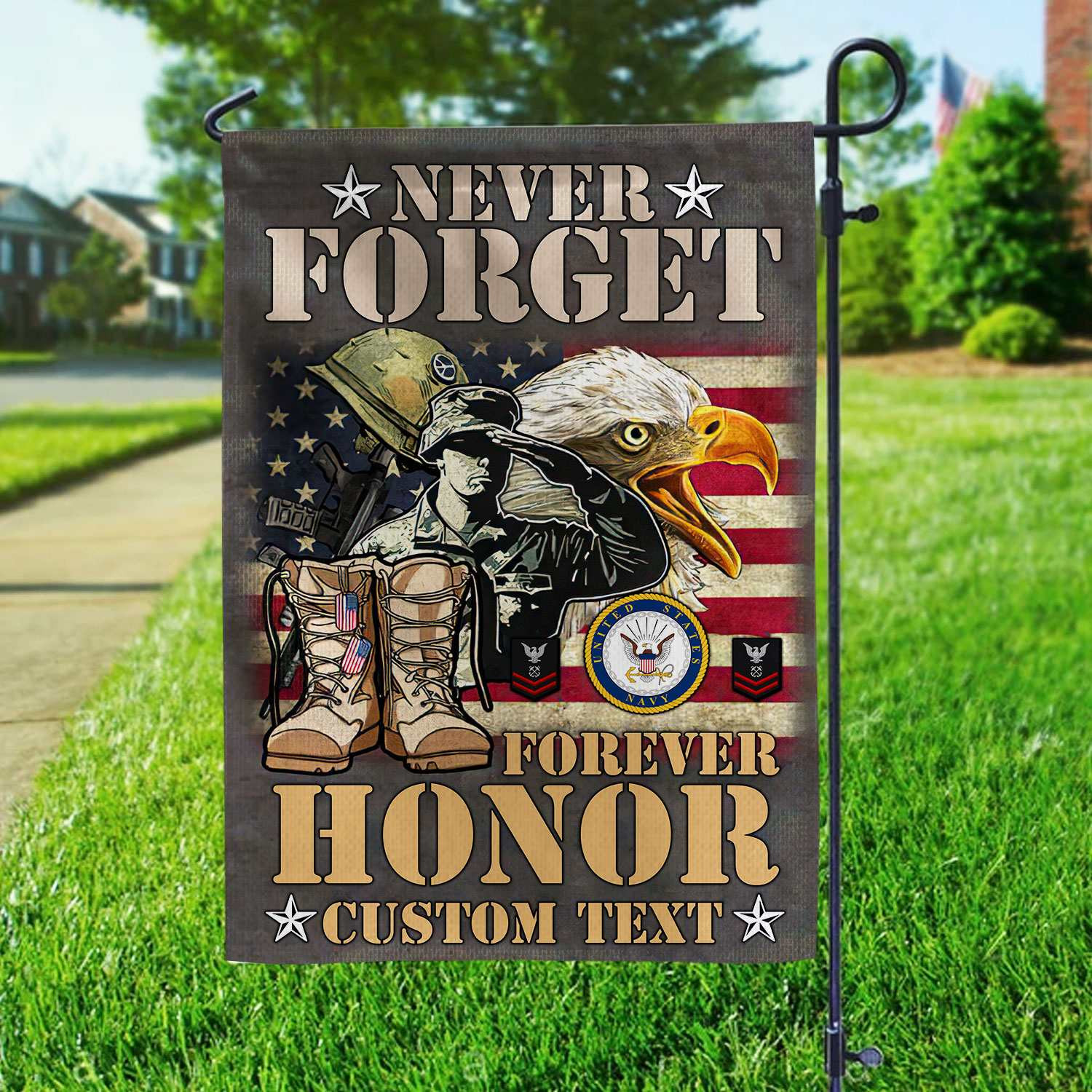 Premium Custom US Navy Veteran Flag VPVC110702, Gift For Navy Veteran, American Flag, Patriotic Flag, Garden Flag, House Flag Premium Custom US Navy Veteran Flag VPVC110702, Gift For Navy Veteran, American Flag, Patriotic Flag, Garden Flag, House Flag