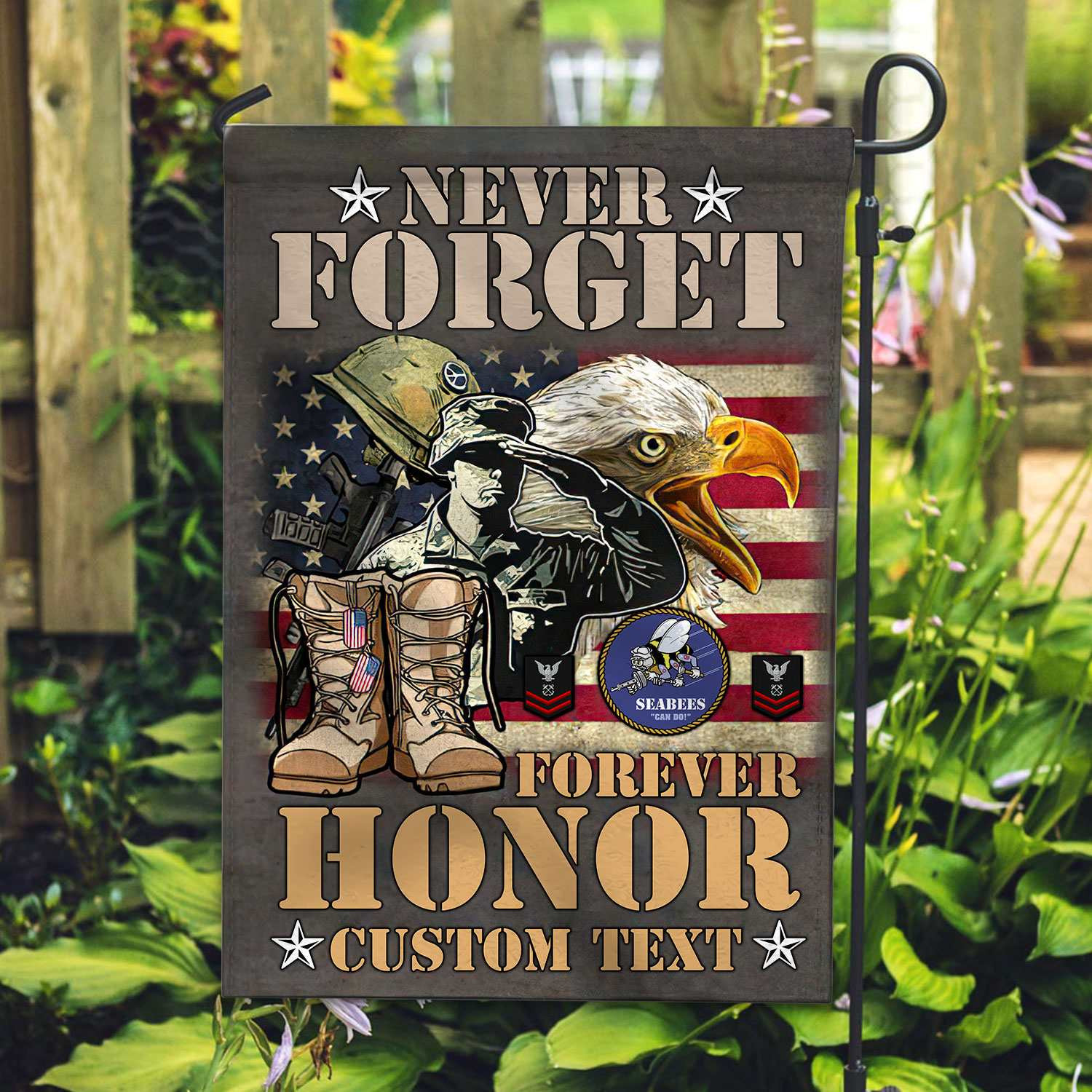Premium Custom US Seabees Veteran Flag VPVC110709, Gift For Seabees Veteran, American Flag, Patriotic Flag, Garden Flag, House Flag Premium Custom US Seabees Veteran Flag VPVC110709, Gift For Seabees Veteran, American Flag, Patriotic Flag, Garden Flag, House Flag