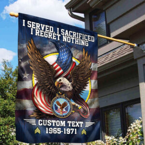 Premium Custom US Veteran Flag VPVC110607, Gift For US Veteran, American Flag, Patriotic Flag, Garden Flag, House Flag