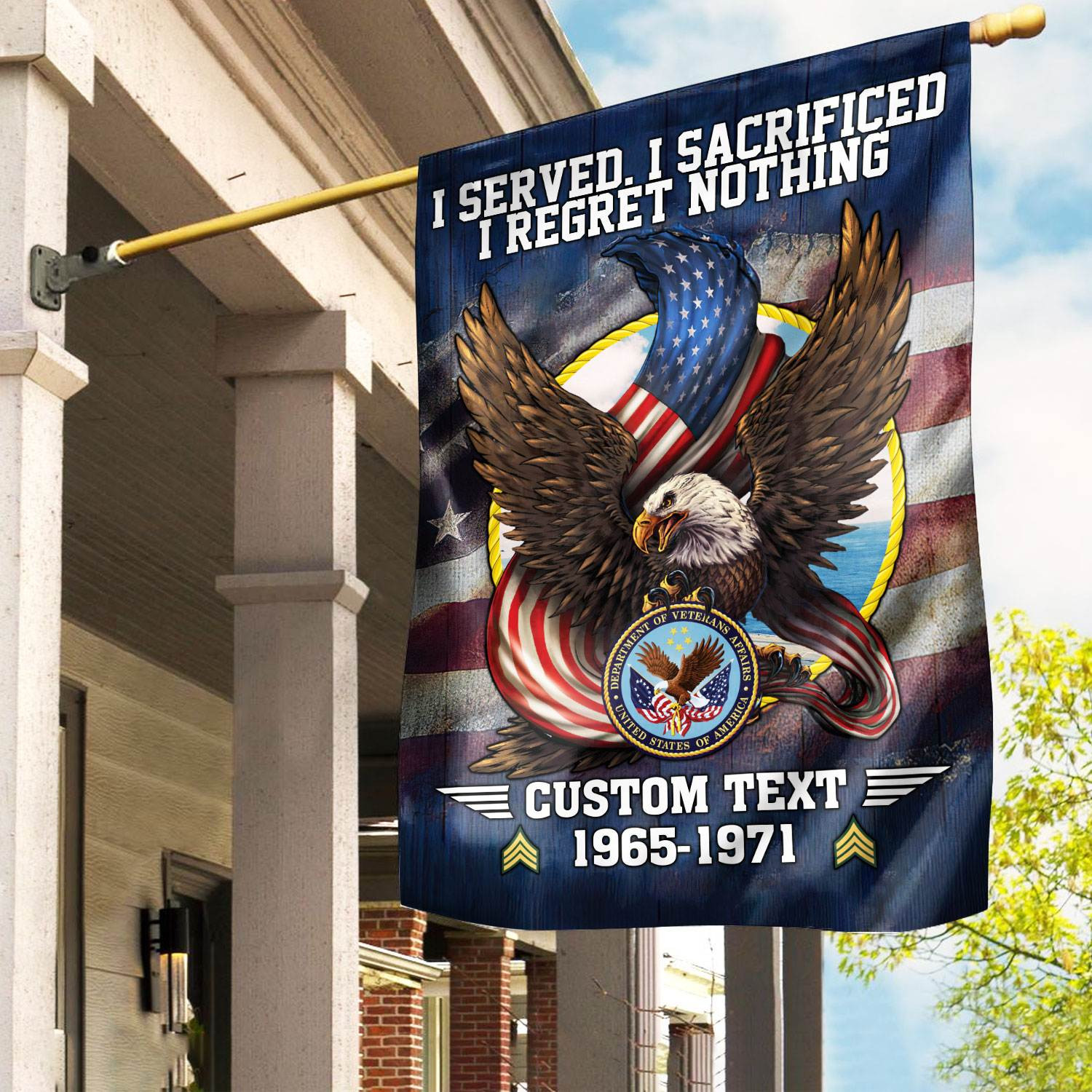 Premium Custom US Veteran Flag VPVC110607, Gift For US Veteran, American Flag, Patriotic Flag, Garden Flag, House Flag Premium Custom US Veteran Flag VPVC110607, Gift For US Veteran, American Flag, Patriotic Flag, Garden Flag, House Flag