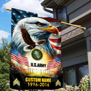 Premium Custom Name, Rank US Army Flag VPVC110201, Gift For Army Veteran, American Flag, Patriotic Flag, Garden Flag, House Flag, Best Gifts On Father's Day, Independence Day, Veterans Day. 1 1742972198954.jpg