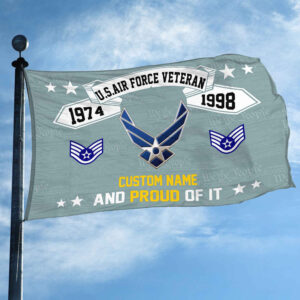 Unique Custom Name, Rank, Year USAF Grommet Flag VPVC107004, Gifts For Airforce Veteran, Gifts For Dad, For Husband, Best Gifts On Father's Day, Independence Day, Veterans Day. 2 1741937510164.jpg