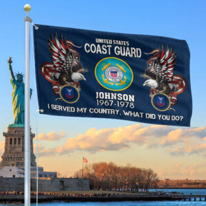 Premium Custom USCG Grommet Flag VPVC108405, Gifts For Coast Guard Veteran, Gifts For Dad, For Husband, Best Gifts On Father’s Day, Armed Forces Day, Independence Day, Veterans Day.