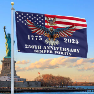 Premium US Navy Grommet Flag VPVC120003, 250th Anniversary Navy Flag, Gifts For Navy Veteran, Best Gifts On Father’s Day, Veterans Day.