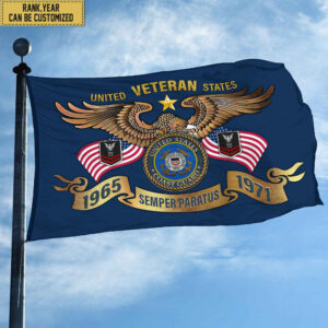 Premium Personalized USCG Veterans Grommet Flag, Gift For Coast Guard Veteran, Gift For Veterans Day, Memorial Day, Father's Day VPVC104505 2 1717044113132.jpg