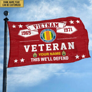 Premium Personalized Vietnam Veteran Grommet Flag, Gift For Vietnam Veteran, Gift For Veterans Day, Memorial Day, Father's Day VPVC104306 2 1717043499181.jpg