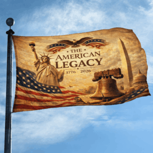 Premium America 250th Anniversary Grommet Flag VPVC120138, America 250th Flag, America 250th Birthday, Best Gifts On Independence Day, Veterans Day. 2 1774787931599.png