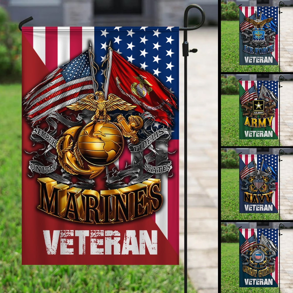 Premium Multiple US Military Services Veteran Flag PVC110101 Premium Multiple US Military Services Veteran Flag PVC110101