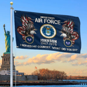 Premium Custom USAF Grommet Flag VPVC108412, Gifts For Air Force Veteran, Gifts For Dad, For Husband, Best Gifts On Father’s Day, Armed Forces Day, Independence Day, Veterans Day.