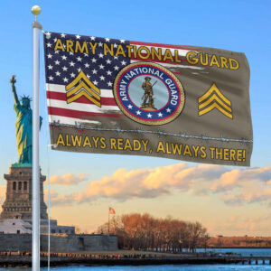 Unique Custom Name, Rank US Army National Guard Grommet Flag VPVC109608, Gifts For Army National Guard Veteran, Gifts For Dad, For Husband, Best Gifts On Father’s Day, Independence Day, Veterans Day.