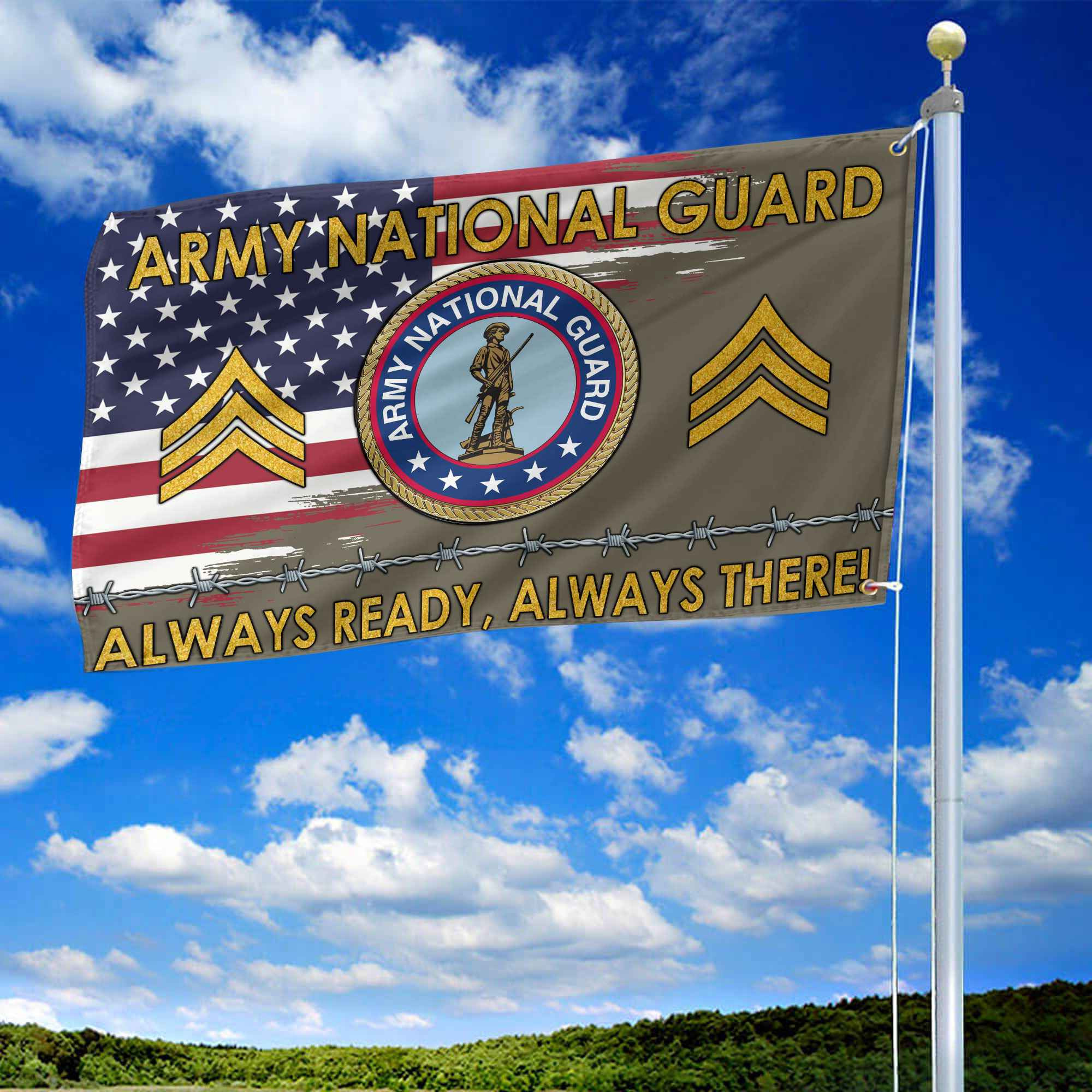 Unique Custom Name, Rank US Army National Guard Grommet Flag VPVC109608, Gifts For Army National Guard Veteran, Gifts For Dad, For Husband, Best Gifts On Father’s Day, Independence Day, Veterans Day. Unique Custom Name, Rank US Army National Guard Grommet Flag VPVC109608, Gifts For Army National Guard Veteran, Gifts For Dad, For Husband, Best Gifts On Father’s Day, Independence Day, Veterans Day.