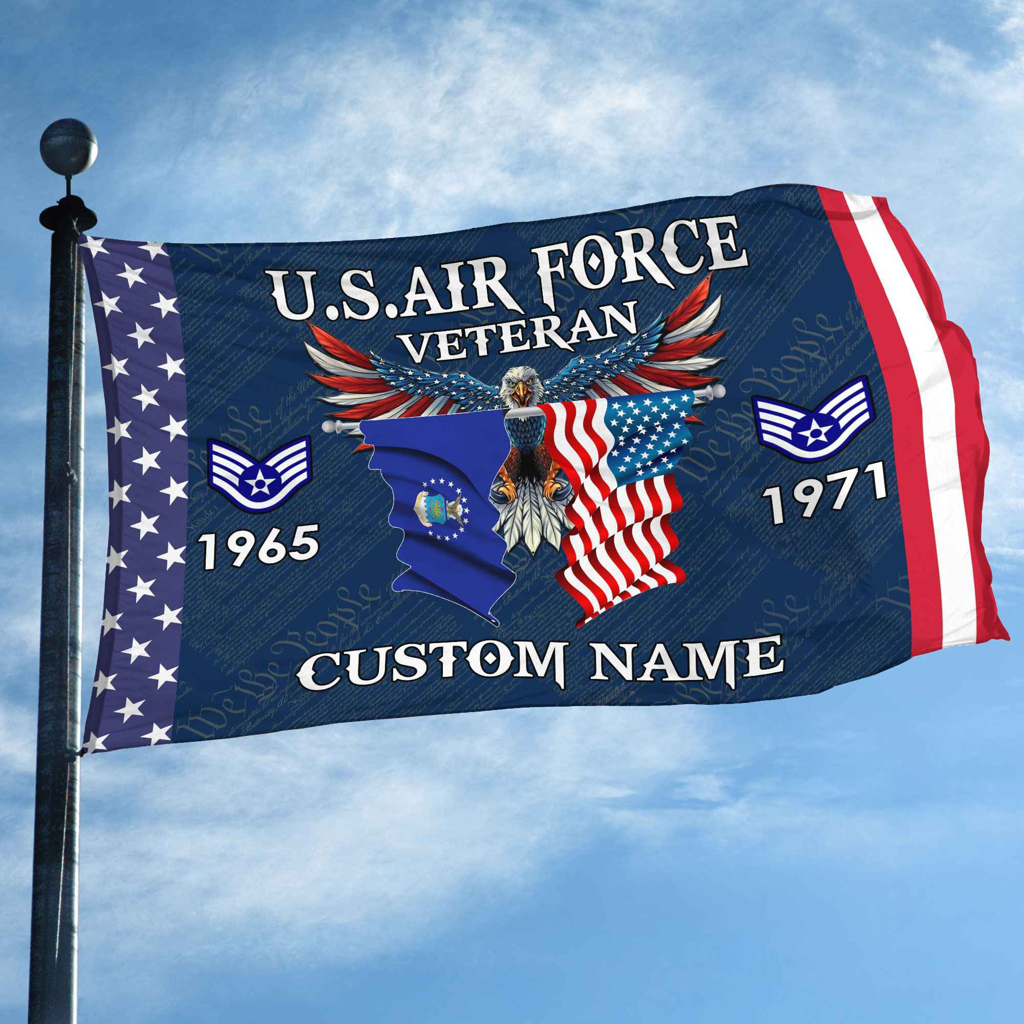 USAF Custom Grommet Flag VPVC109312, Gifts For Air Force Veteran, Best Gifts On Father’s Day, Armed Forces Day, Independence Day, Veterans Day. USAF Custom Grommet Flag VPVC109312, Gifts For Air Force Veteran, Best Gifts On Father’s Day, Armed Forces Day, Independence Day, Veterans Day.