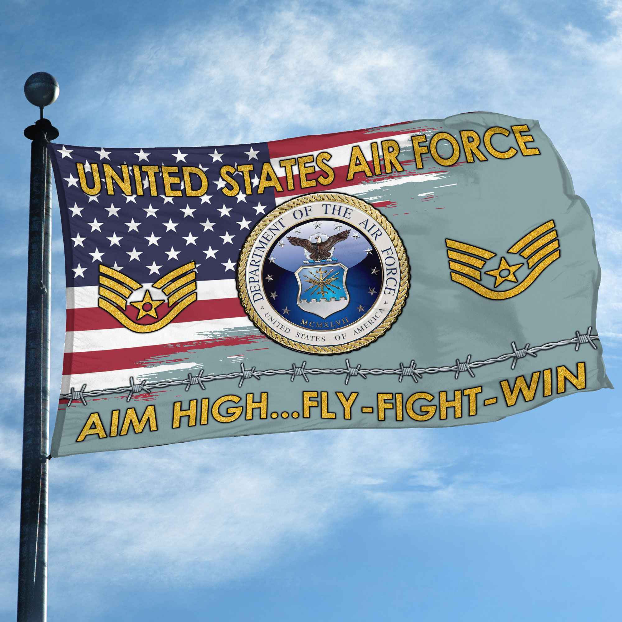 Unique Custom Name, Rank USAF Grommet Flag VPVC109604, Gifts For Airforce Veteran, Gifts For Dad, For Husband, Best Gifts On Father’s Day, Independence Day, Veterans Day. Unique Custom Name, Rank USAF Grommet Flag VPVC109604, Gifts For Airforce Veteran, Gifts For Dad, For Husband, Best Gifts On Father’s Day, Independence Day, Veterans Day.