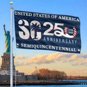 Premium America 250th Anniversary Grommet Flag VPVC120112, America 250th Flag, America 250th Birthday, Best Gifts On Independence Day, Veterans Day.