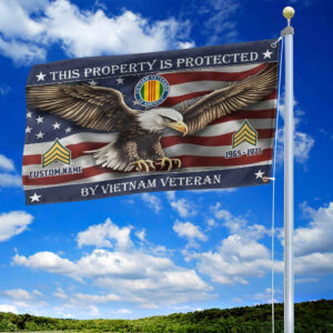 Unique Custom Name, Rank, Year, Vietnam Veteran Grommet Flag VPVC108506, Gifts For Vietnam Veteran, Gifts For Dad, For Husband, Best Gifts On Father's Day, Independence Day, Veterans Day. 1 1741665484512.jpg