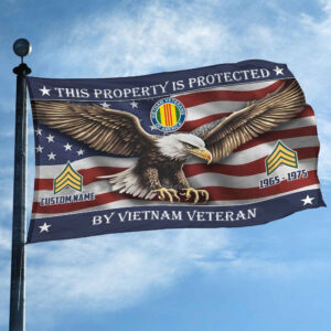 Unique Custom Name, Rank, Year, Vietnam Veteran Grommet Flag VPVC108506, Gifts For Vietnam Veteran, Gifts For Dad, For Husband, Best Gifts On Father's Day, Independence Day, Veterans Day. 2 1741665484522.jpg