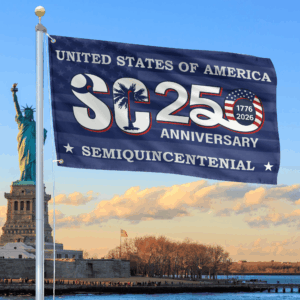 Premium America 250th Anniversary Grommet Flag VPVC120174, America 250th Flag, America 250th Birthday, Best Gifts On Independence Day, Veterans Day.