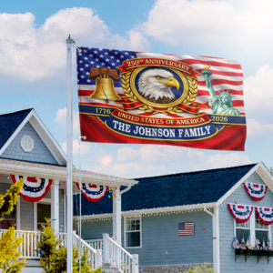 Premium Custom America 250th Anniversary Grommet Flag VPVC120162, America 250th Flag, America 250th Birthday, Best Gifts On Independence Day, Veterans Day. 1 1775368364500.png