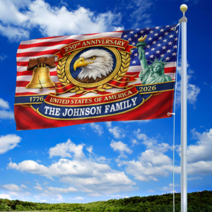 Premium Custom America 250th Anniversary Grommet Flag VPVC120162, America 250th Flag, America 250th Birthday, Best Gifts On Independence Day, Veterans Day. 2 1775368364511.png