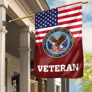 Premium US Veteran Flag VPVC111907, Custom Name, Rank, Year, Gift For US Veteran, American Flag, Patriotic Flag, Garden Flag, House Flag, Gifts On Father’s Day, Independence Day, Veterans Day.