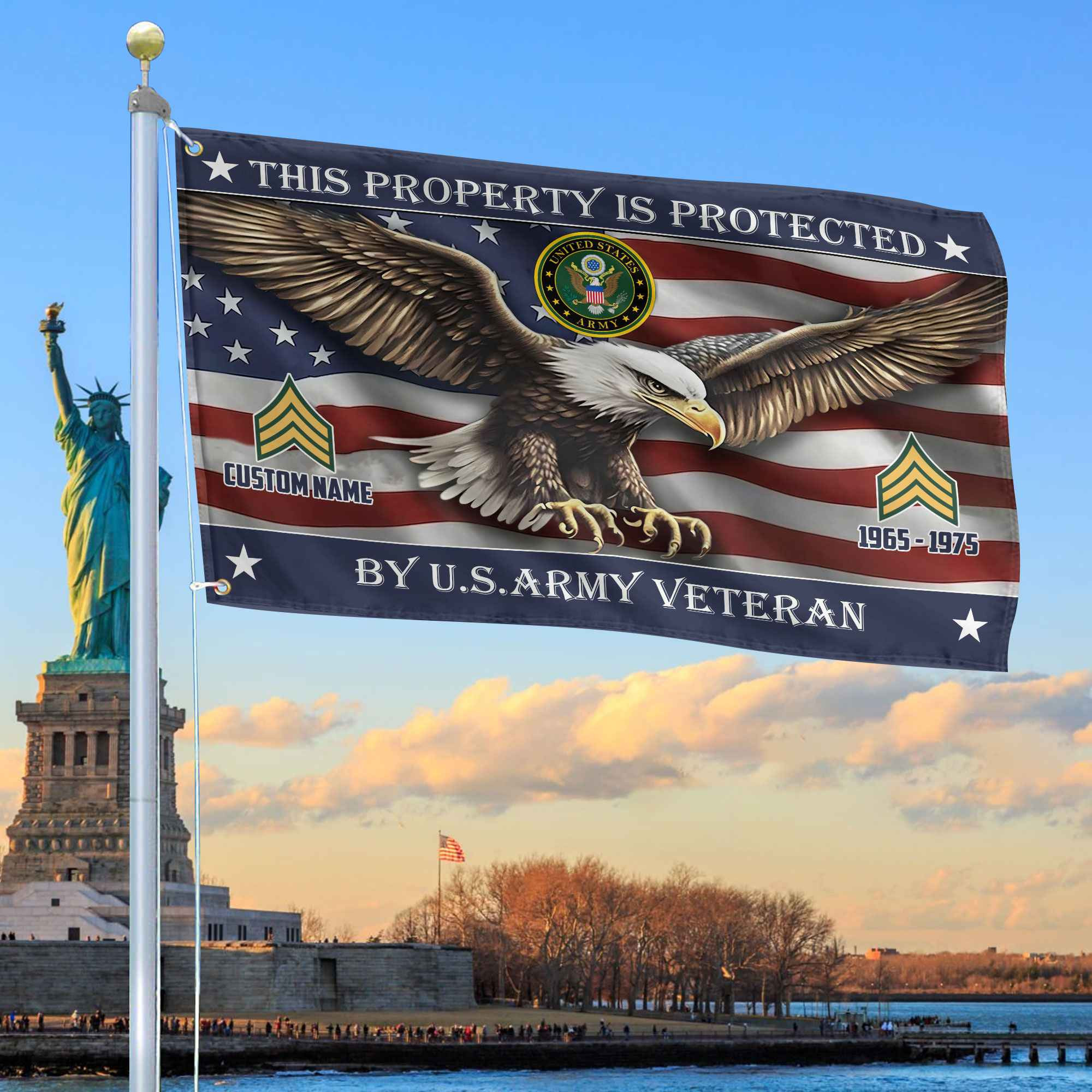 Unique Custom Name, Rank, Year, US Army Grommet Flag VPVC108501, Gifts For Army Veteran, Gifts For Dad, For Husband, Best Gifts On Father’s Day, Independence Day, Veterans Day. Unique Custom Name, Rank, Year, US Army Grommet Flag VPVC108501, Gifts For Army Veteran, Gifts For Dad, For Husband, Best Gifts On Father’s Day, Independence Day, Veterans Day.