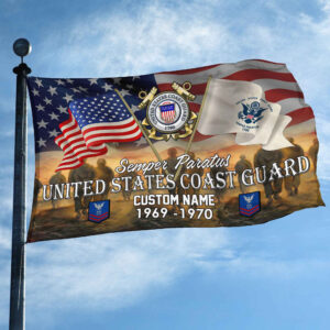 Unique Custom Name, Rank, Year, USCG Grommet Flag VPVC109105, Gifts For Coast Guard Veteran, Gifts For Dad, For Husband, Best Gifts On Father's Day, Independence Day, Veterans Day. 2 1741752046893.jpg