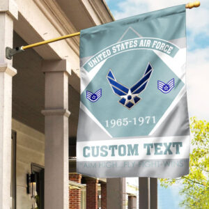 Premium Custom USAF Veteran Flag VPVC110912, Gift For Air Force Veteran, American Flag, Patriotic Flag, Garden Flag, House Flag, Gifts On Father’s Day, Independence Day, Veterans Day.